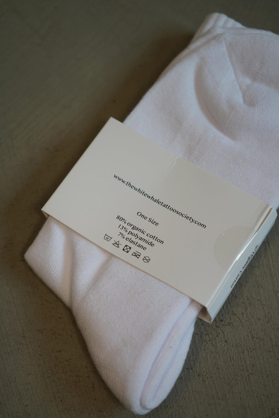 Organic cotton blend TWWTS Socks, The White Whale Tattoo Society, Milano