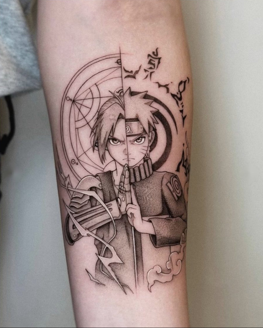 Tatuaggio di gayagatto, guest di The White Whale Tattoo Society, Milano