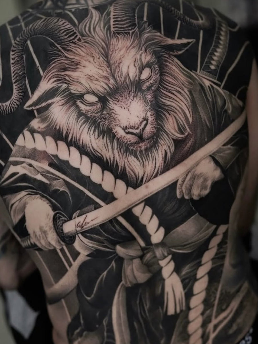 Tatuaggio di gergot42, guest di The White Whale Tattoo Society, Milano