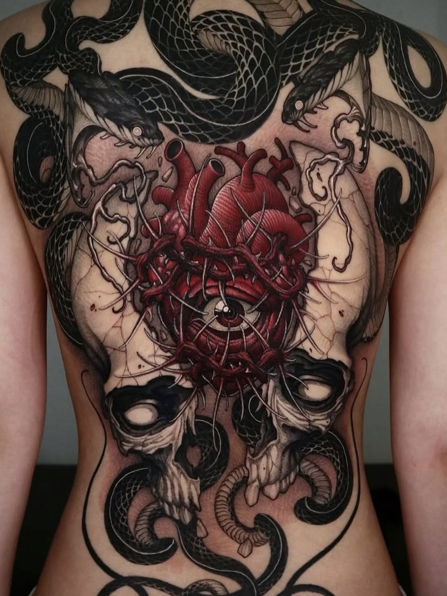 Tatuaggio di swan_tattooer, guest di The White Whale Tattoo Society, Milano