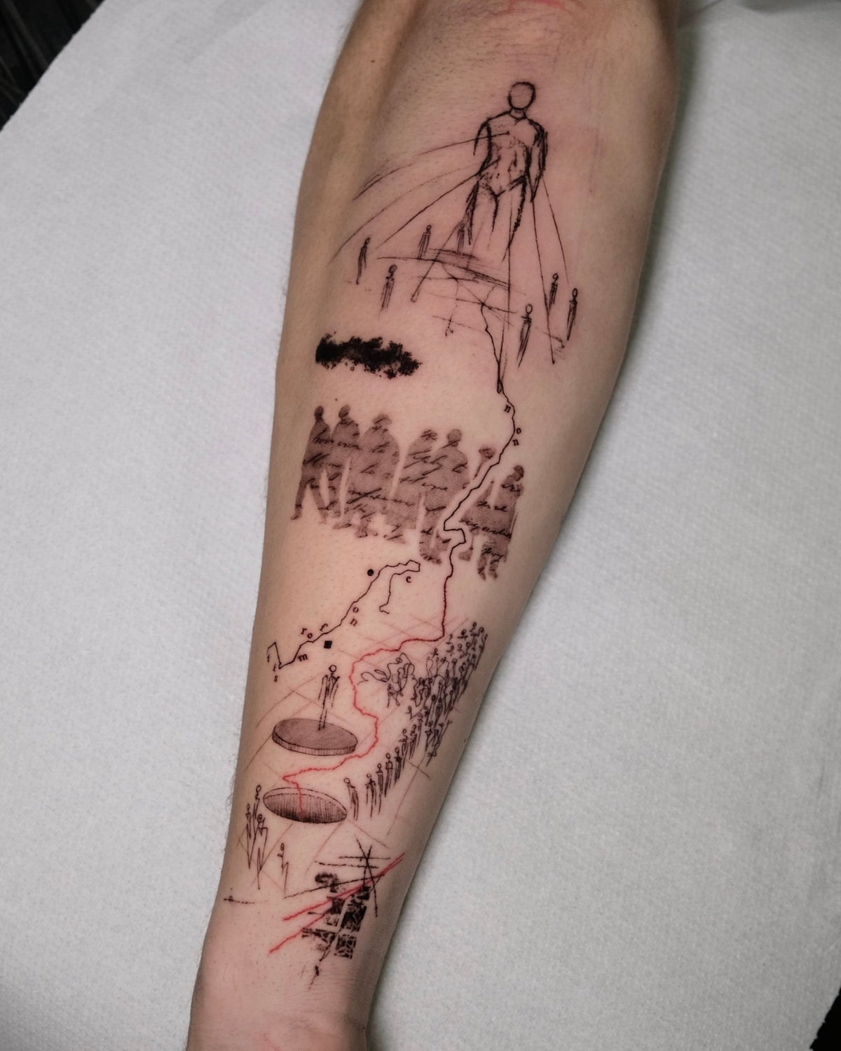 Tatuaggio Microrealism di Verdiana, The White Whale Tattoo Society